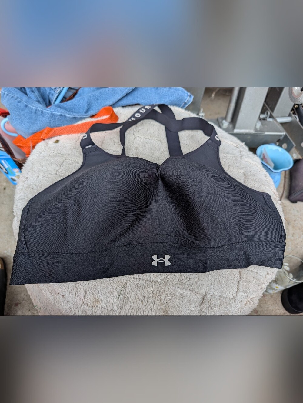 Women's Under Armour Black Sports Bra Size XL